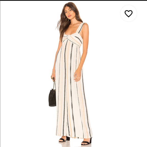FP Breezin Through Striped Cotton Jumpsuit - Picture 2 of 5